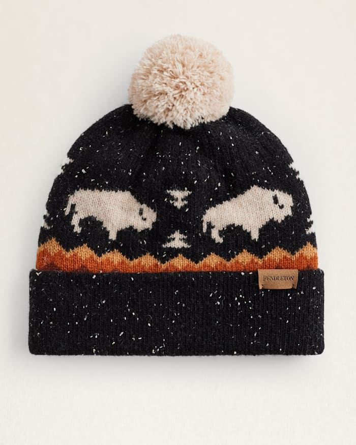 BUFFALO LAMBSWOOL POM HAT